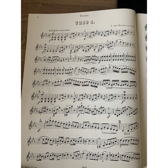 Beethoven Trios Serenades for Violin, Viola, Cello Op 3, 9 (1,2,3), Op. 8, 25 - Picture 3 of 8